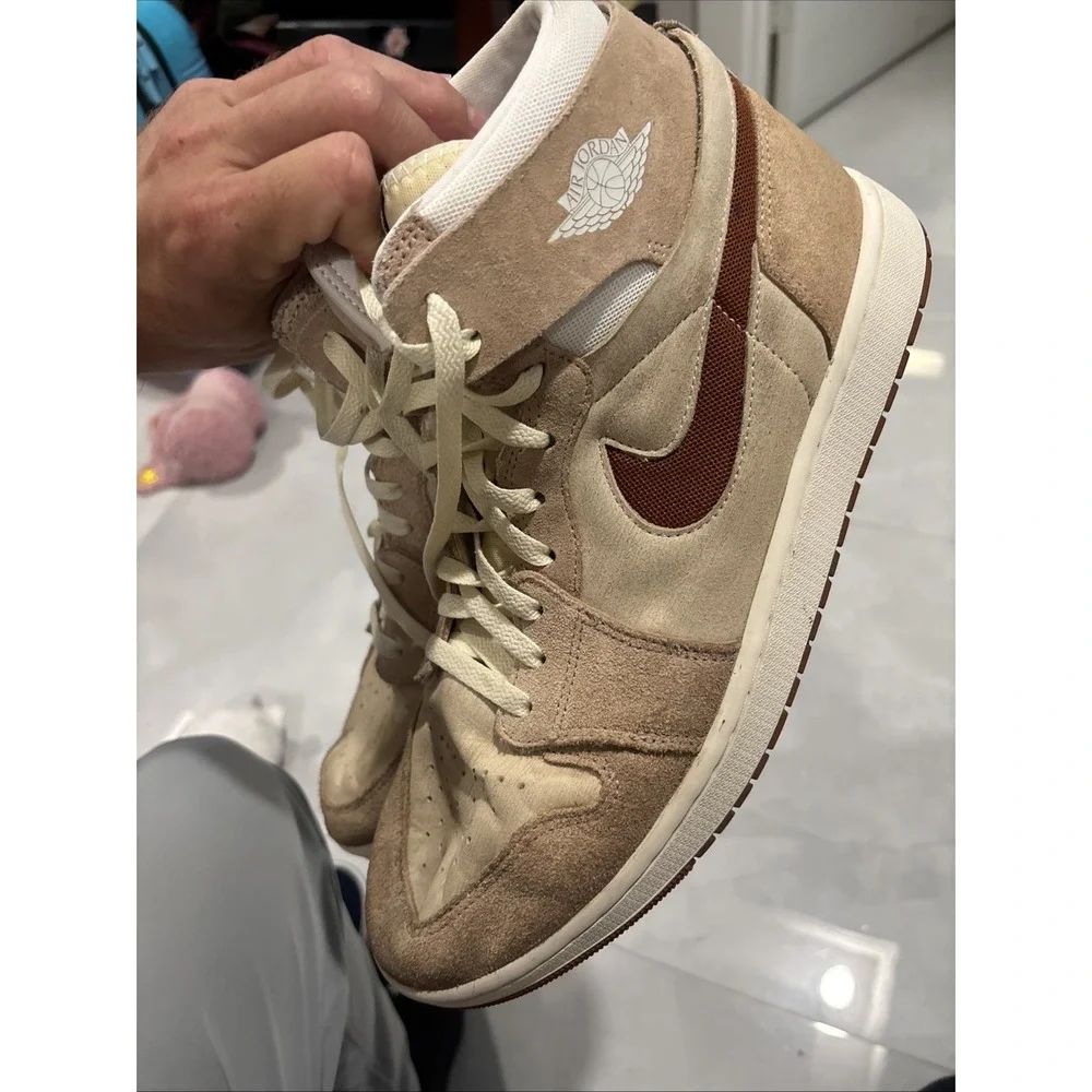Size 12 - Air Jordan 1 Zoom Comfort 2 High Legend Coffee